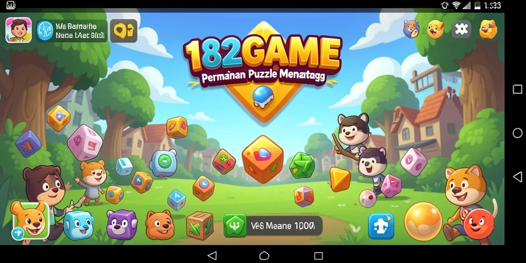 Screenshot gameplay 182GAME yang menunjukkan tantangan Puzzle seru.