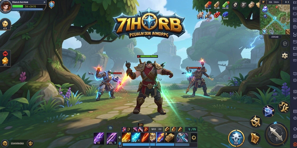 Screenshot gameplay 71H dengan aksi pertarungan yang menegangkan.