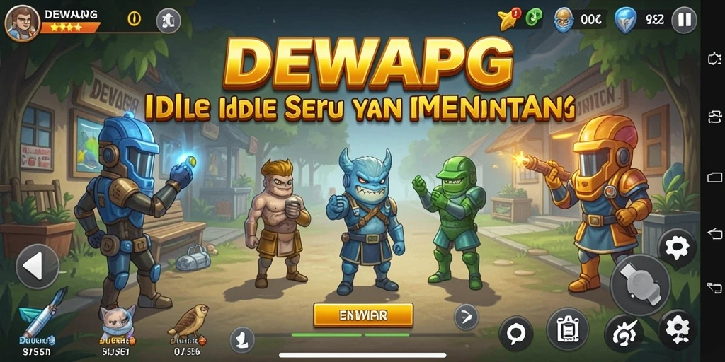 Tampilan gameplay DEWAPG yang menarik dan interaktif.