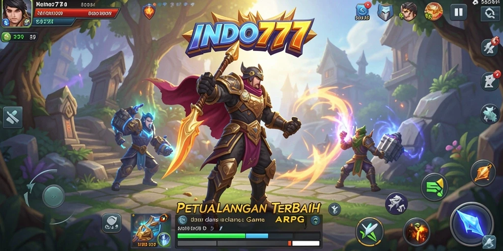 Tangkapan layar gameplay INDO777 menampilkan aksi seru dan petualangan menantang.