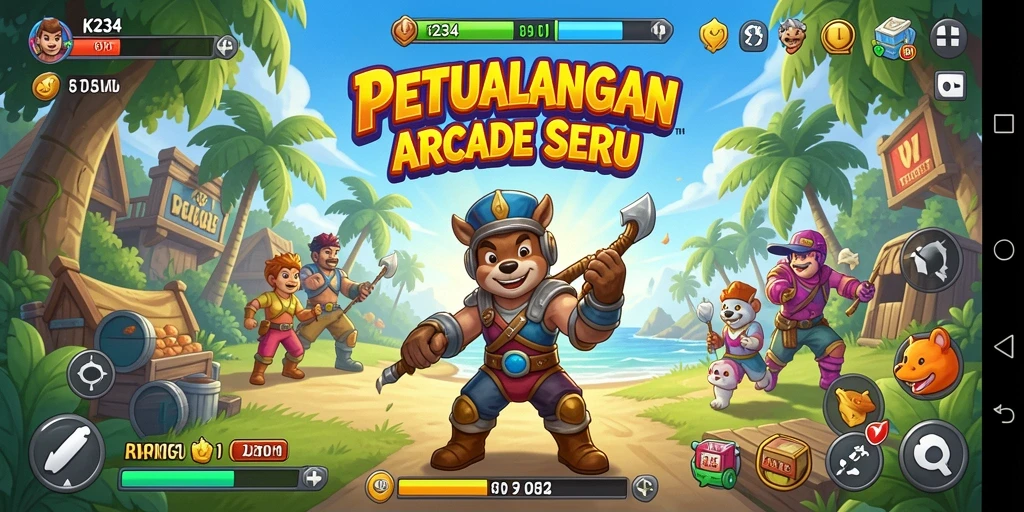 Tampilan gameplay K234 yang penuh aksi dan tantangan.