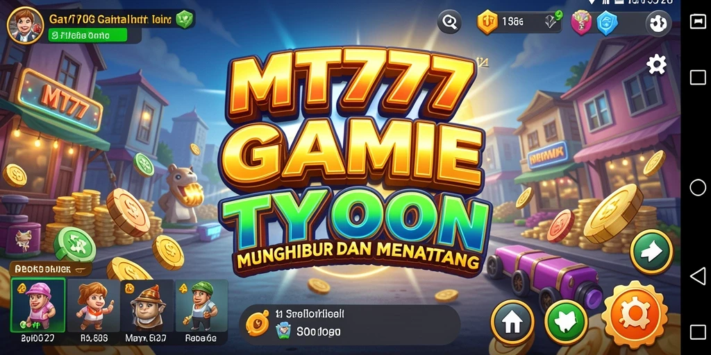 Tampilan gameplay MT777 yang menarik dan penuh strategi Tycoon.