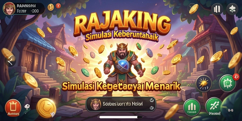 Tampilan gameplay RAJAKING yang menarik dan interaktif.