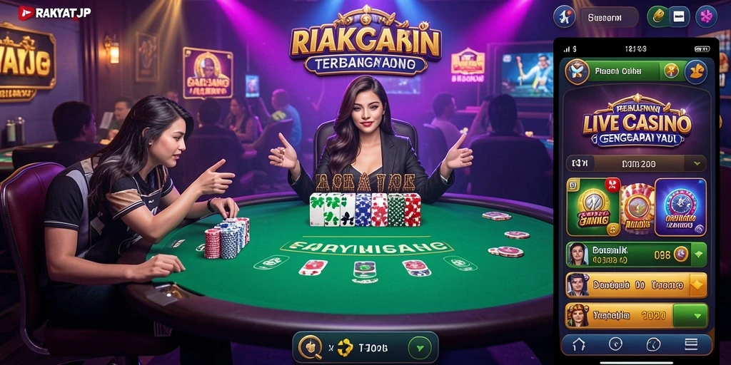 Tampilan gameplay RAKYATJP yang seru dan interaktif.