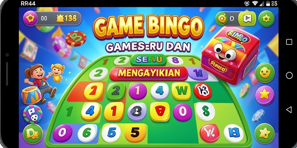 Tampilan gameplay utama RR44 dengan keseruan Bingo.