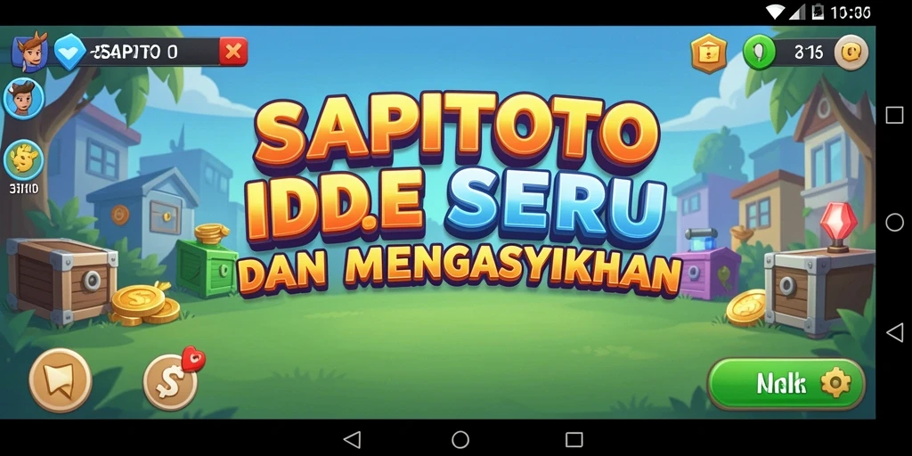 Tampilan gameplay SAPITOTO yang menarik dan menawan.